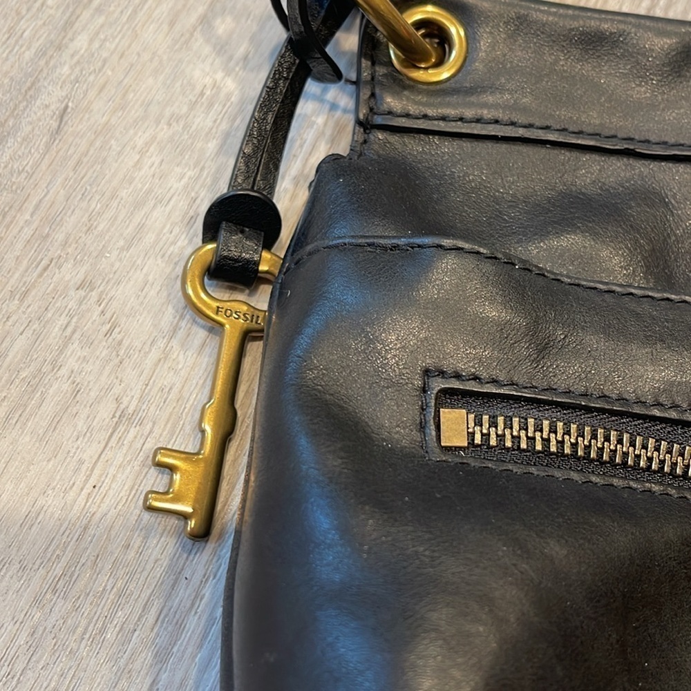 Fossil Caitlyn crossbody Leather black - Picture 7 of 9